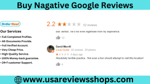 Buy Nagative Google Reviews