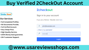 Buy Verified 2CheckOut Account