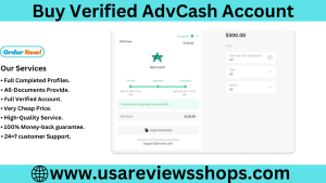 Buy Verified AdvCash Account