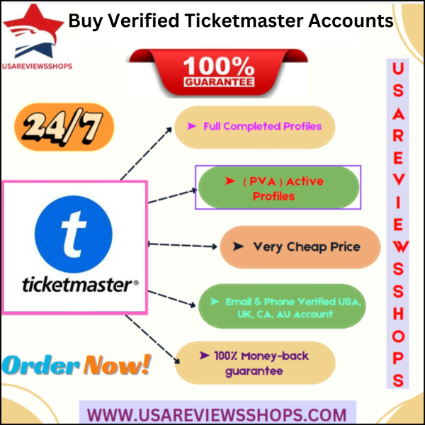 Buy Verified Ticketmaster Accounts