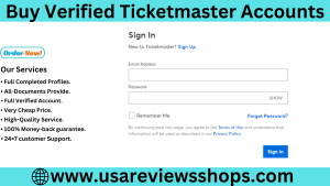 Buy Verified Ticketmaster Accounts