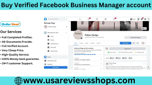 Buy Verified Facebook Business Manager account