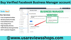 Buy Verified Facebook Business Manager account