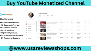 Buy YouTube Monetized Channel